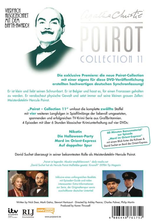 その他 Poirot Collector&#39;s Set 11 [DVD] Amazon.com: Agatha Christie's Poirot: Collector's Set Volume