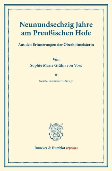 Produktbild: Neunundsechzig Jahre am Preu&szlig;ischen Hofe.