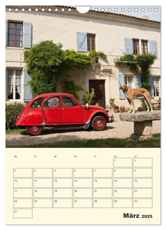 Produktbild: Citro&euml;n 2CV - Lebensart Ente (Wandkalender 2025 DIN A4 hoch), CALVENDO Monatskalender