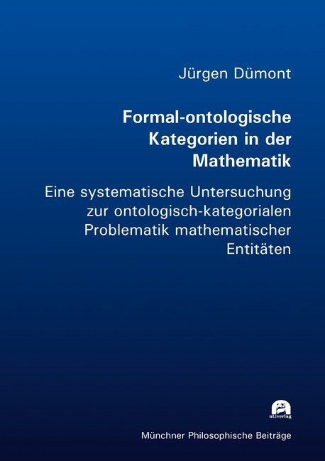 Produktbild: Formal-ontologische Kategorien in der Mathematik