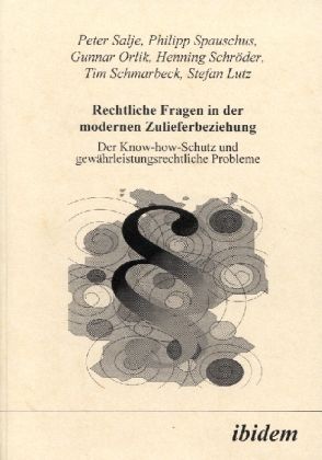 Produktbild: Rechtliche Fragen in der modernen Zulieferbeziehung