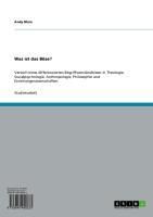 Produktbild: Was ist das B&ouml;se?