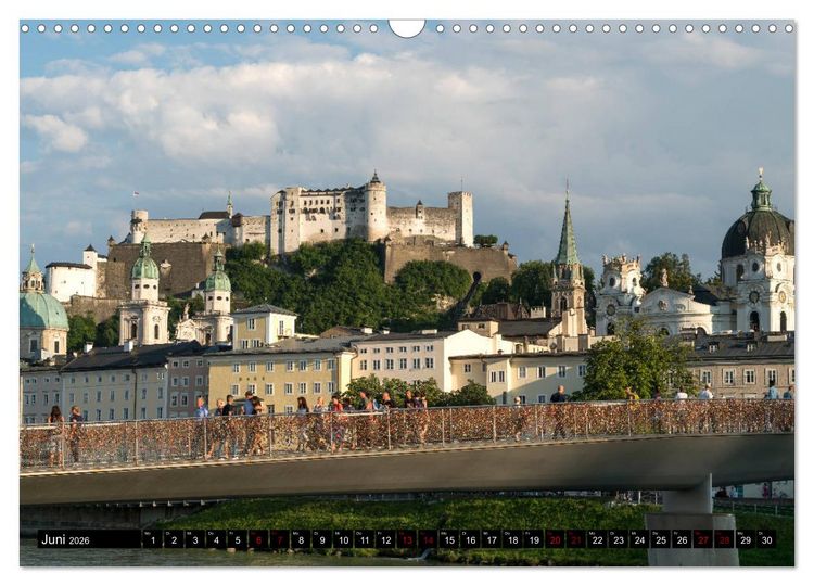 Produktbild: Salzburg - &Ouml;sterreich (Wandkalender 2026 DIN A3 quer), CALVENDO Monatskalender