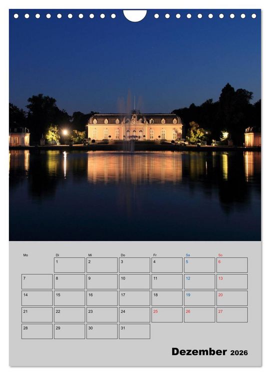 Produktbild: D&uuml;sseldorfer Burgen und Schl&ouml;sser (Wandkalender 2026 DIN A4 hoch), CALVENDO Monatskalender
