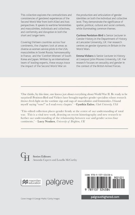 Produktbild: Gender and the Second World War