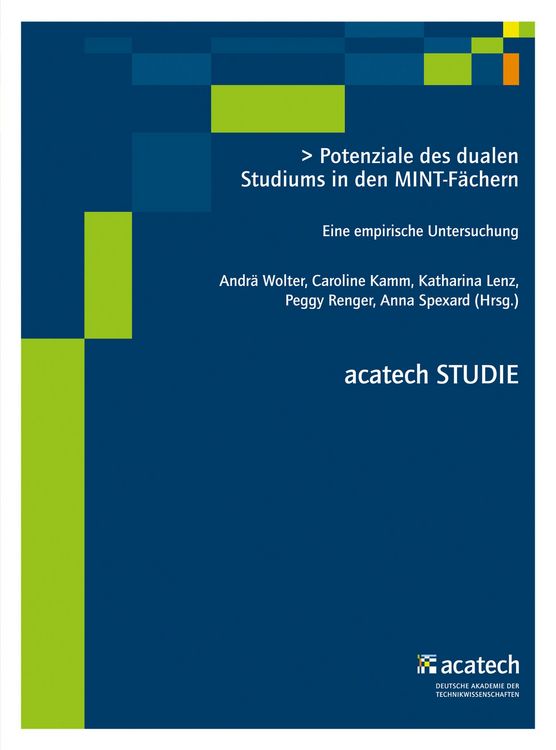 Produktbild: Potenziale des dualen Studiums in den MINT-F&auml;chern