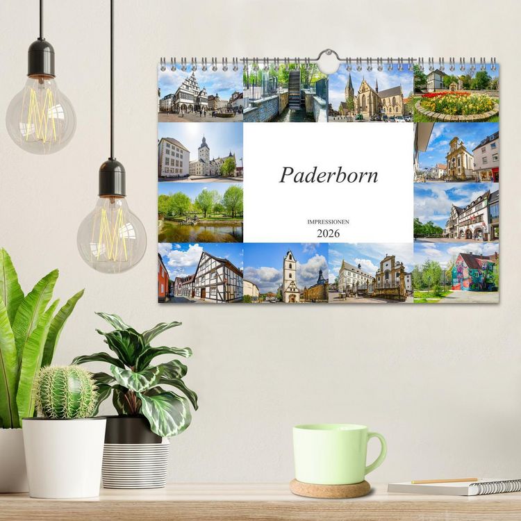 Produktbild: Paderborn Impressionen (Wandkalender 2026 DIN A4 quer), CALVENDO Monatskalender