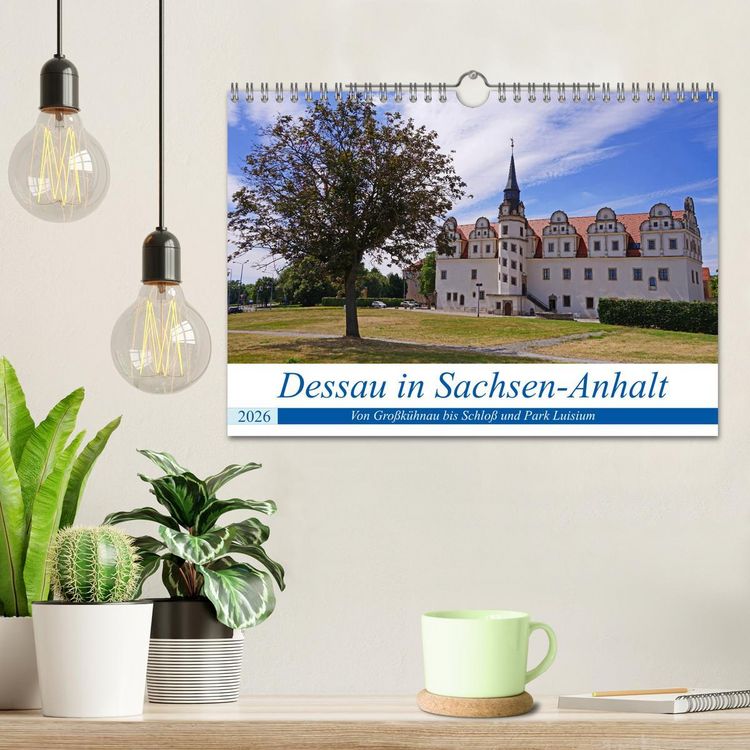 Produktbild: Dessau in Sachsen-Anhalt (Wandkalender 2026 DIN A4 quer), CALVENDO Monatskalender