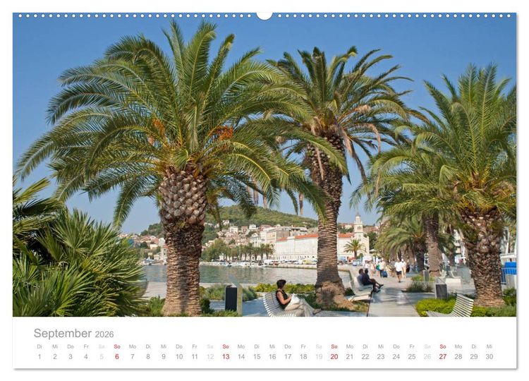 Produktbild: Kroatische Adriak&uuml;ste (Wandkalender 2026 DIN A2 quer), CALVENDO Monatskalender