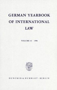 Produktbild: German Yearbook of International Law - Jahrbuch f&uuml;r Internationales Recht.