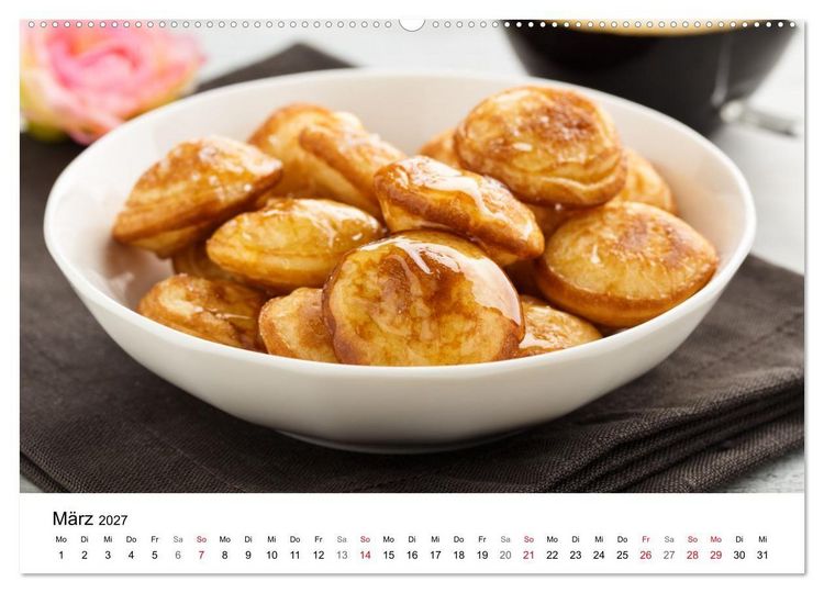 Produktbild: Kuchen, Kekse und Geb&auml;ck - s&uuml;&szlig; und lecker durch das Jahr (Wandkalender 2027 DIN A2 quer), CALVENDO Monatskalender
