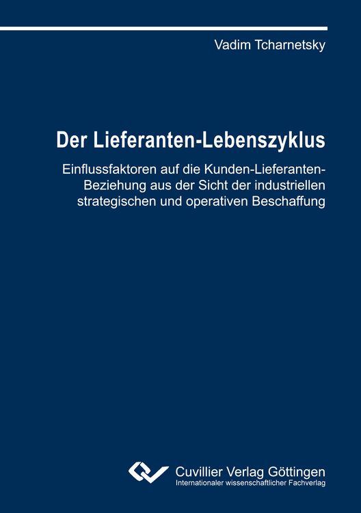 Produktbild: Der Lieferanten-Lebenszyklus
