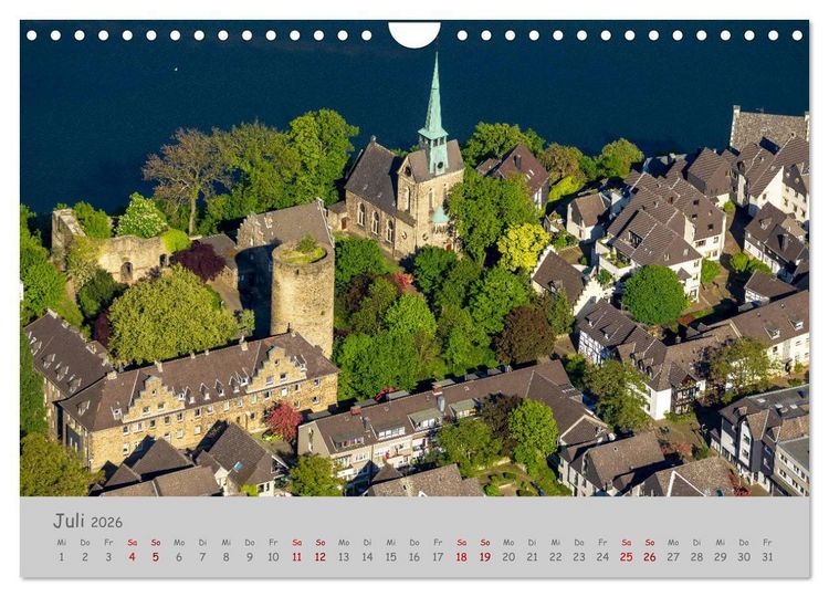 Produktbild: Das Ruhrgebiet Industrieromantik und Natur (Wandkalender 2026 DIN A4 quer), CALVENDO Monatskalender