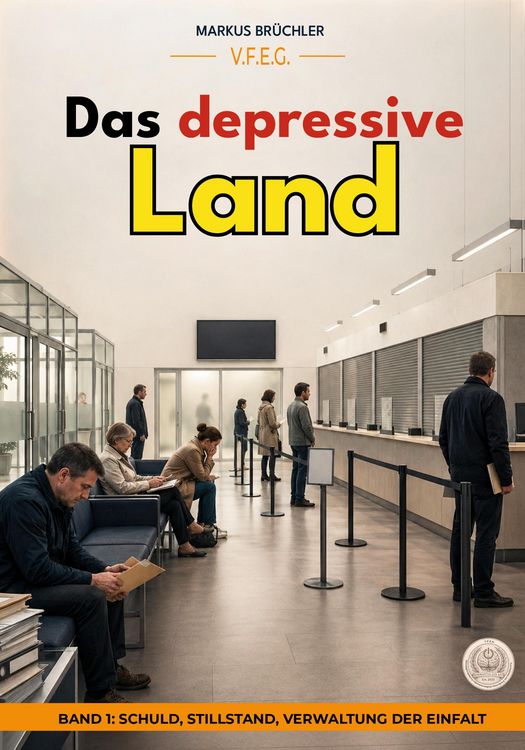Produktbild: Das depressive Land, Band 1: Schuld, Stillstand, Verwaltung der Einfalt