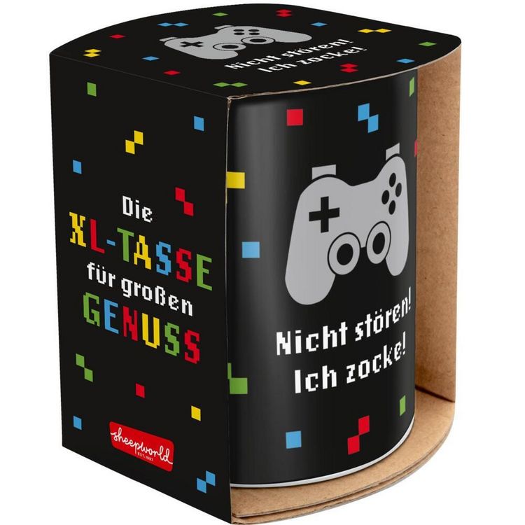 Produktbild: XL-Tasse Motiv "Zocken"