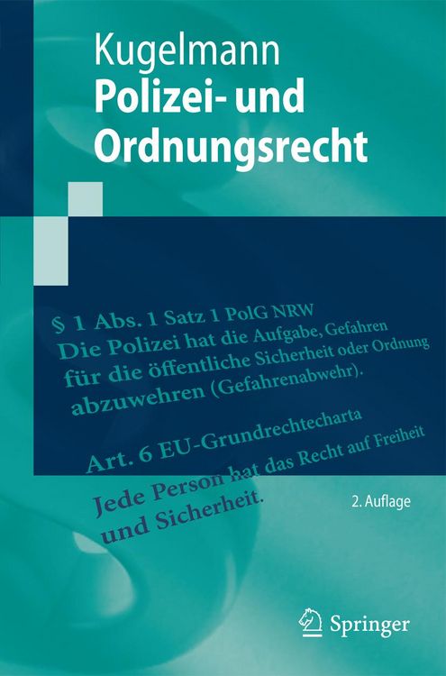 Produktbild: Polizei- und Ordnungsrecht