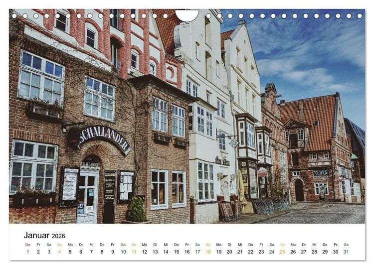 Produktbild: L&uuml;neburg (Wandkalender 2026 DIN A4 quer), CALVENDO Monatskalender