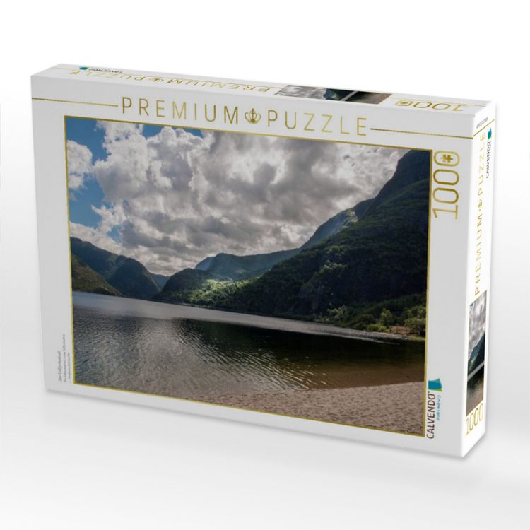 Produktbild: CALVENDO Puzzle Der Eidfjordvatnet | 1000 Teile Lege-Gr&ouml;&szlig;e 64x48cm Foto-Puzzle f&uuml;r gl&uuml;ckliche Stunden