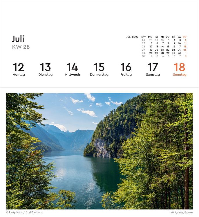 Produktbild: Deutschland - KUNTH Postkartenkalender 2027