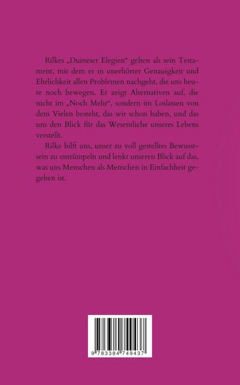 Produktbild: Briefe &uuml;ber Rilkes &bdquo;Duineser Elegien&ldquo;