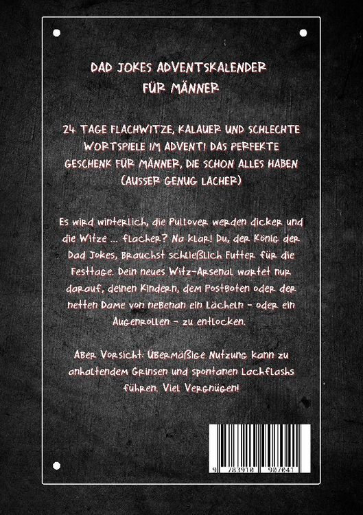 Produktbild: Dad Jokes Adventskalender Black & White Edition
