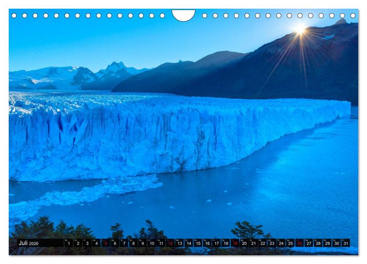 Produktbild: Patagonien und Feuerland (Wandkalender 2026 DIN A4 quer), CALVENDO Monatskalender