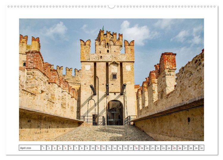Produktbild: Sirmione - sch&ouml;nster Ort am Gardasee (Wandkalender 2026 DIN A2 quer), CALVENDO Monatskalender
