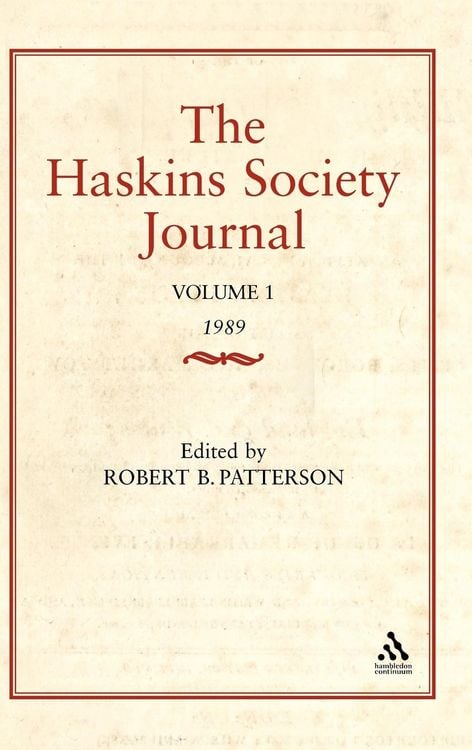 Produktbild: The Haskins Society Journal Studies in Medieval History