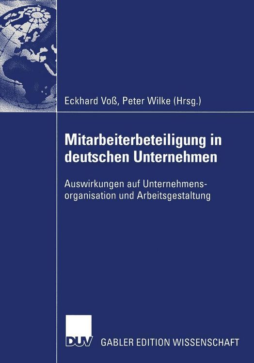 Produktbild: Mitarbeiterbeteiligung in deutschen Unternehmen