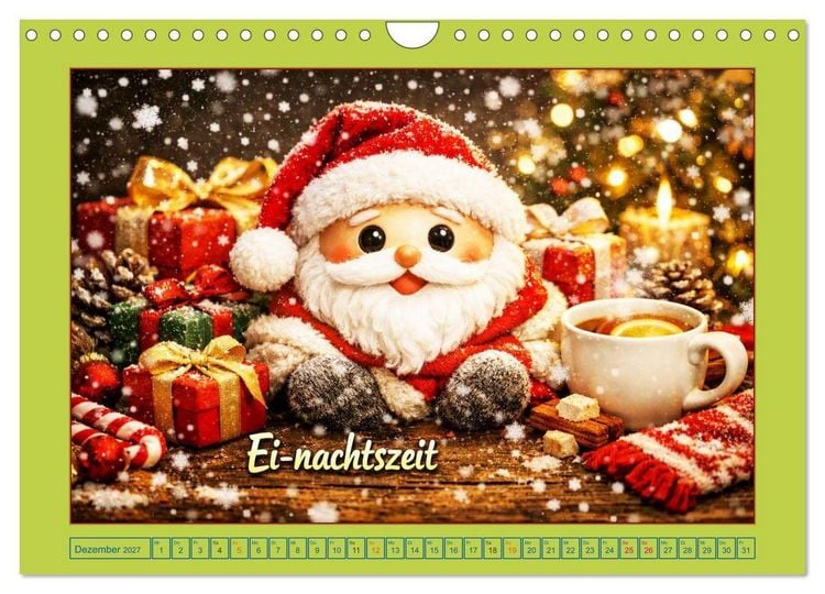 Produktbild: Ei-n Jahr voller Spa&szlig;! - Humor, Herz und H&uuml;hnerei (Wandkalender 2027 DIN A4 quer), CALVENDO Monatskalender