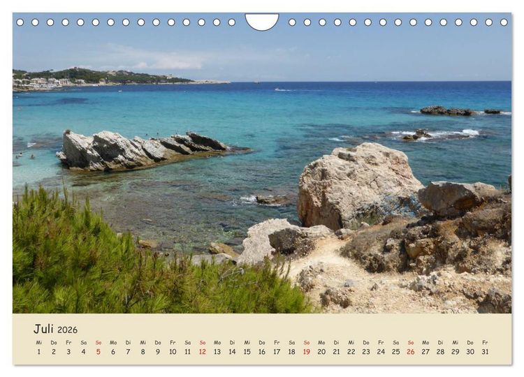 Produktbild: Cala Ratjada (Wandkalender 2026 DIN A4 quer), CALVENDO Monatskalender