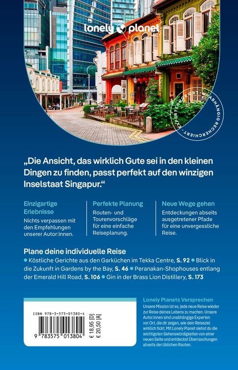 Produktbild: LONELY PLANET Reisef&uuml;hrer Singapur