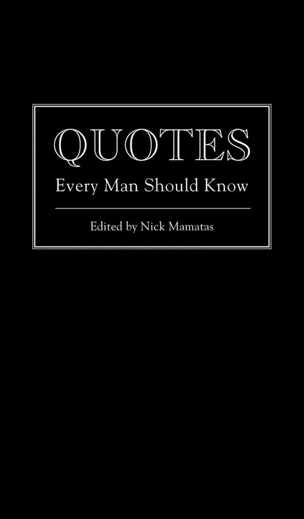 Produktbild: Quotes Every Man Should Know