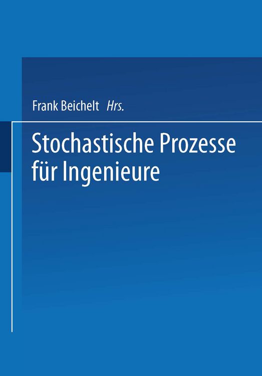 Produktbild: Stochastische Prozesse f&uuml;r Ingenieure