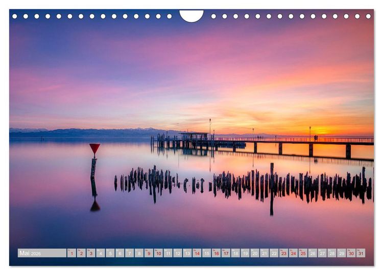 Produktbild: Bodensee-Stimmungen (Wandkalender 2026 DIN A4 quer), CALVENDO Monatskalender