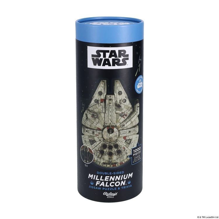 Produktbild: Star Wars Millennium Falcon Jigsaw Puzzle and Trivia