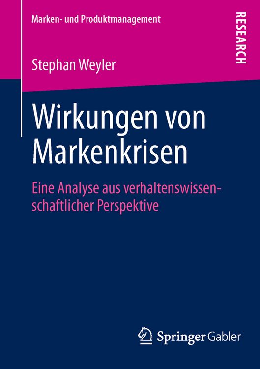 Produktbild: Wirkungen von Markenkrisen