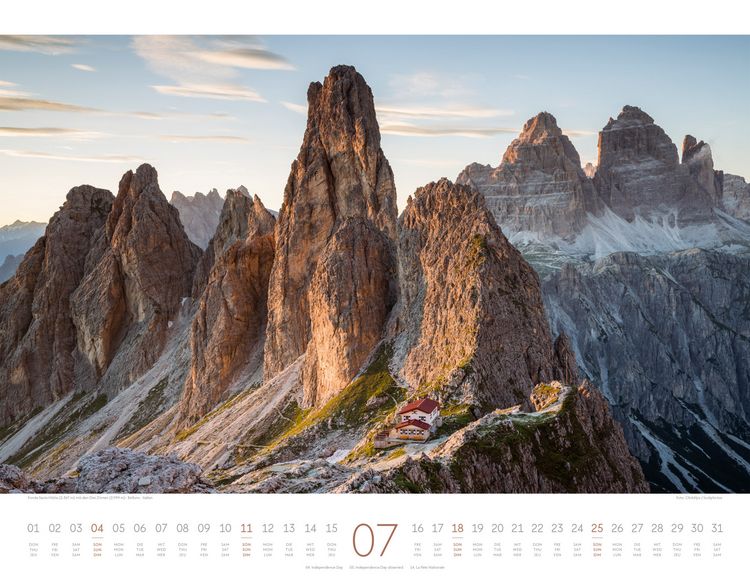 Produktbild: Bergwelt Dolomiten Kalender 2027