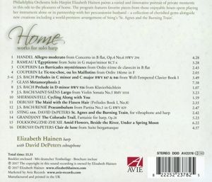 Produktbild: Home: Works for solo harp by Bach,Debussy & Sting