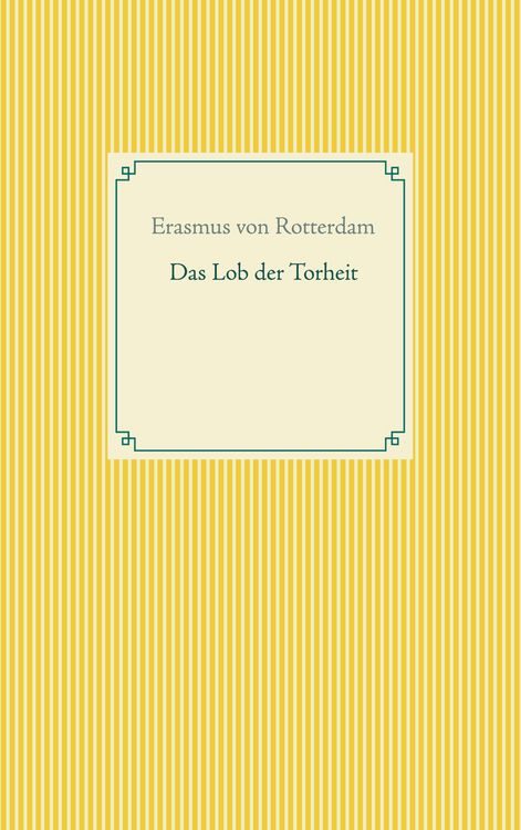 Produktbild: Das Lob der Torheit