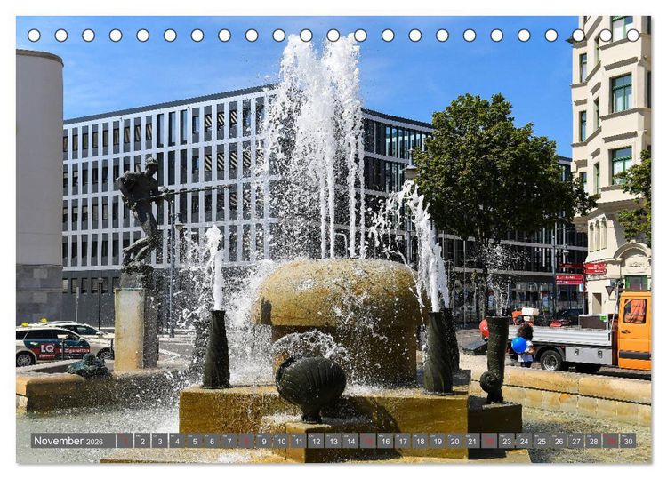 Produktbild: Blickpunkte Halle (Saale) (Tischkalender 2026 DIN A5 quer), CALVENDO Monatskalender