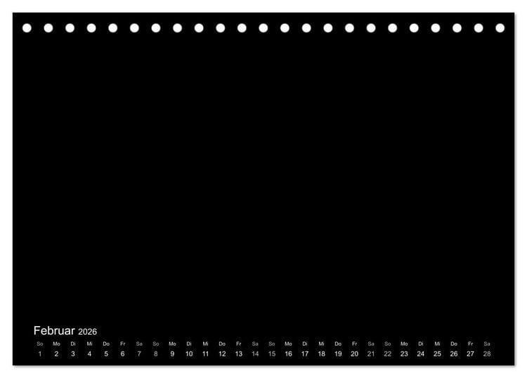 Produktbild: Bastelkalender: DIY Kreativ-Kalender -schwarz- (Tischkalender 2026 DIN A5 quer), CALVENDO Monatskalender