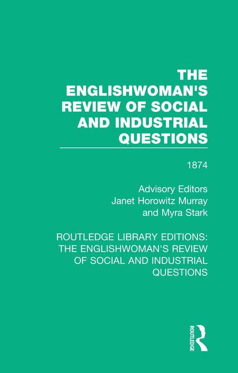 Produktbild: The Englishwoman's Review of Social and Industrial Questions