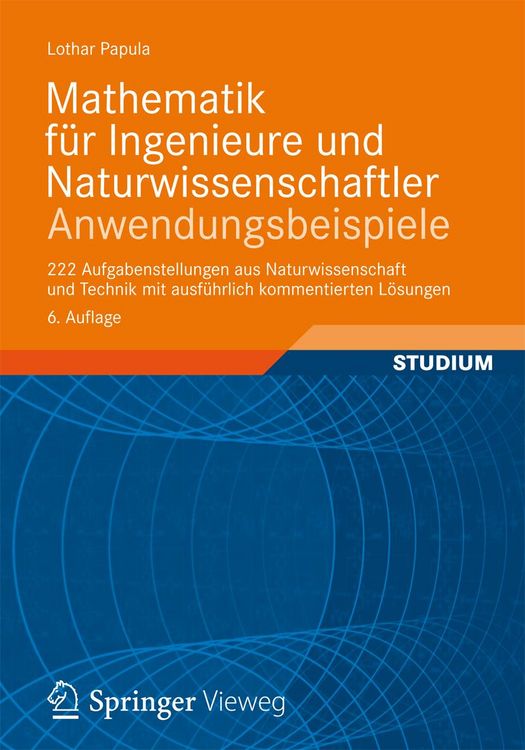 Produktbild: Mathematik für Ingenieure und Naturwissenschaftler - Anwendungsbeispiele