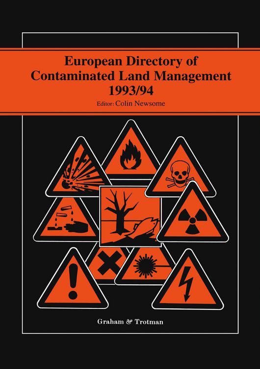 Produktbild: European Directory of Contaminated Land Management 1993/94