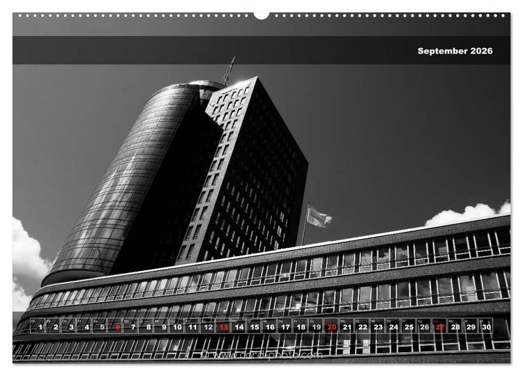 Produktbild: Architektur: Geometrie des Lichts (Wandkalender 2026 DIN A2 quer), CALVENDO Monatskalender