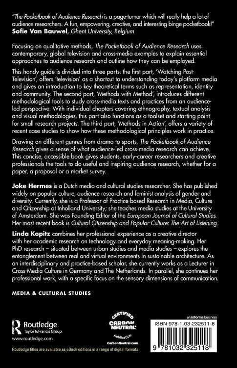 Produktbild: The Pocketbook of Audience Research
