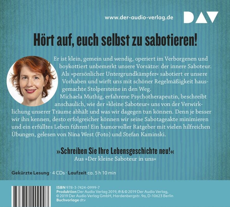 Produktbild: Der kleine Saboteur in uns &ndash; Unbewusste Widerst&auml;nde erkennen und aufl&ouml;sen