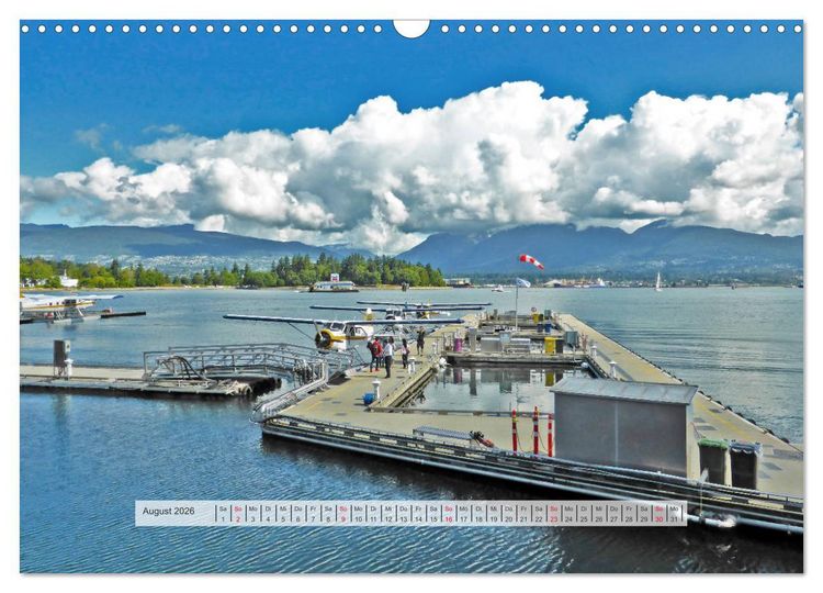 Produktbild: Vancouver Kanada 2026 (Wandkalender 2026 DIN A3 quer), CALVENDO Monatskalender