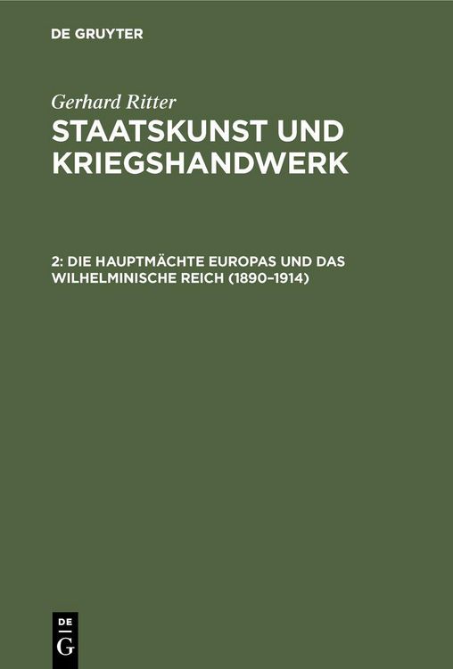Produktbild: Die Hauptm&auml;chte Europas und das wilhelminische Reich (1890-1914)